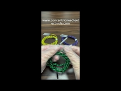 Electrodos de aguja subdérmica desechables para uso médico