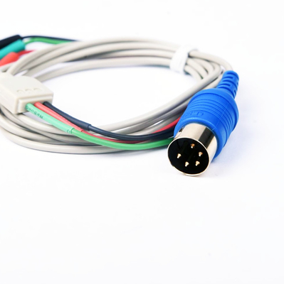 El EMG protegió los clips de cocodrilo con 3 el cable del conector del dinar del perno del cocodrilo 5