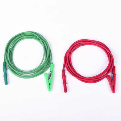 Negro de 3 solos colores de los clips de cocodrilo tres y sistema rojos reutilizables de Blue1