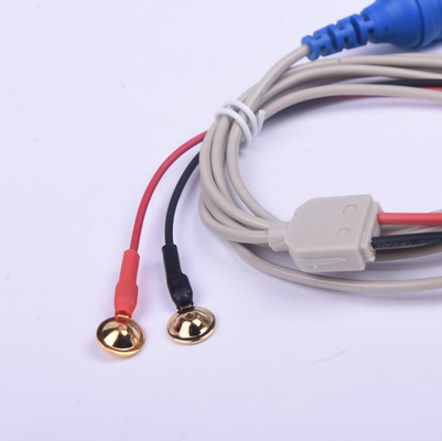 Electrodos médicos de la taza de la capa EEG del oro con el diámetro 10m m