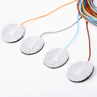 Pequeños electrodos del hidrogel con las superficies de registración redondas de 22m m o de 25m m