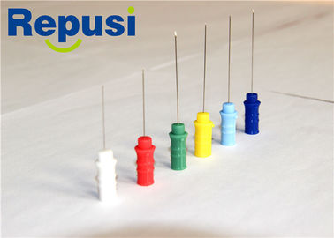 Alambre de acero inoxidable del EMG de la aguja concéntrica coaxial en 7 colores