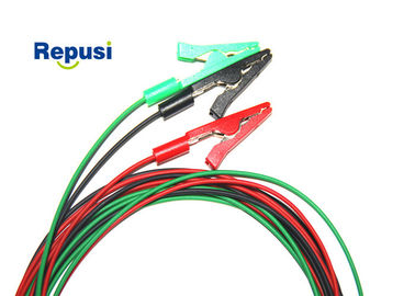 Tab Surface Alligator Clip Leads en área de la neurología escoge con negro de los colores
