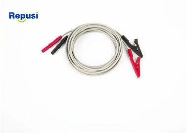 Longitud reutilizable 3pcs del clip de cocodrilo el 150m del ECG/ECG de REPUSI por sistema
