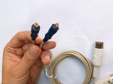 El cable reutilizable concéntrico/EMG del electrodo protegió el cable