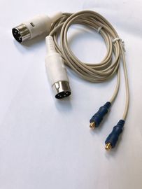El cable reutilizable concéntrico/EMG del electrodo protegió el cable