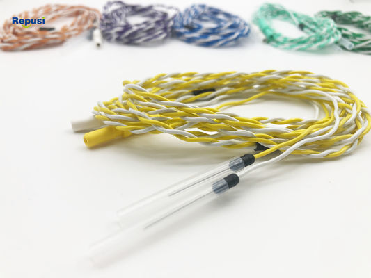 Electrodos estéril disponibles coloreados de la aguja del EMG Subdermal del alambre de la torsión