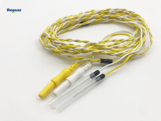 Electrodos estéril disponibles coloreados de la aguja del EMG Subdermal del alambre de la torsión