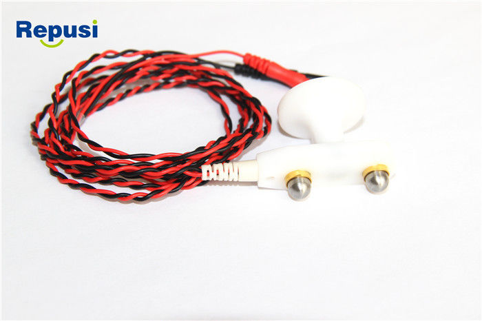 Manija estimulante del electrodo-Comforbable del nervio de mano del EMG con el estimulador del EMG del alambre de ventaja dos