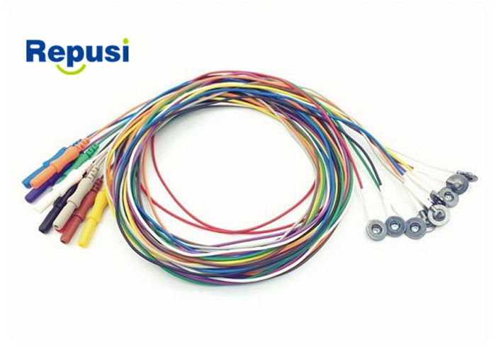 El electrodo disponible REPD-1.5PC de la taza de EEG plateó AgCl con 10 colores