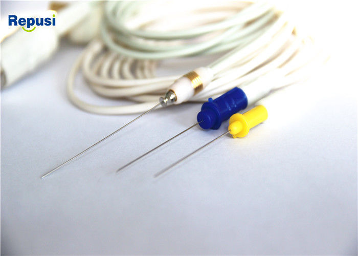 Cable del EMG del conector del estruendo de 5 Pin, cable protegido para el electrodo de la aguja de Concertric